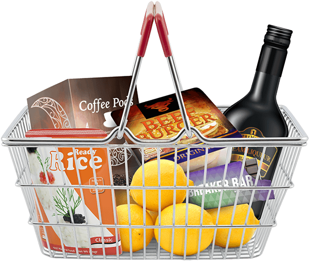 Each Year The Consumer Price Index Basket Of Goods, - Market Basket Png (783x553), Png Download