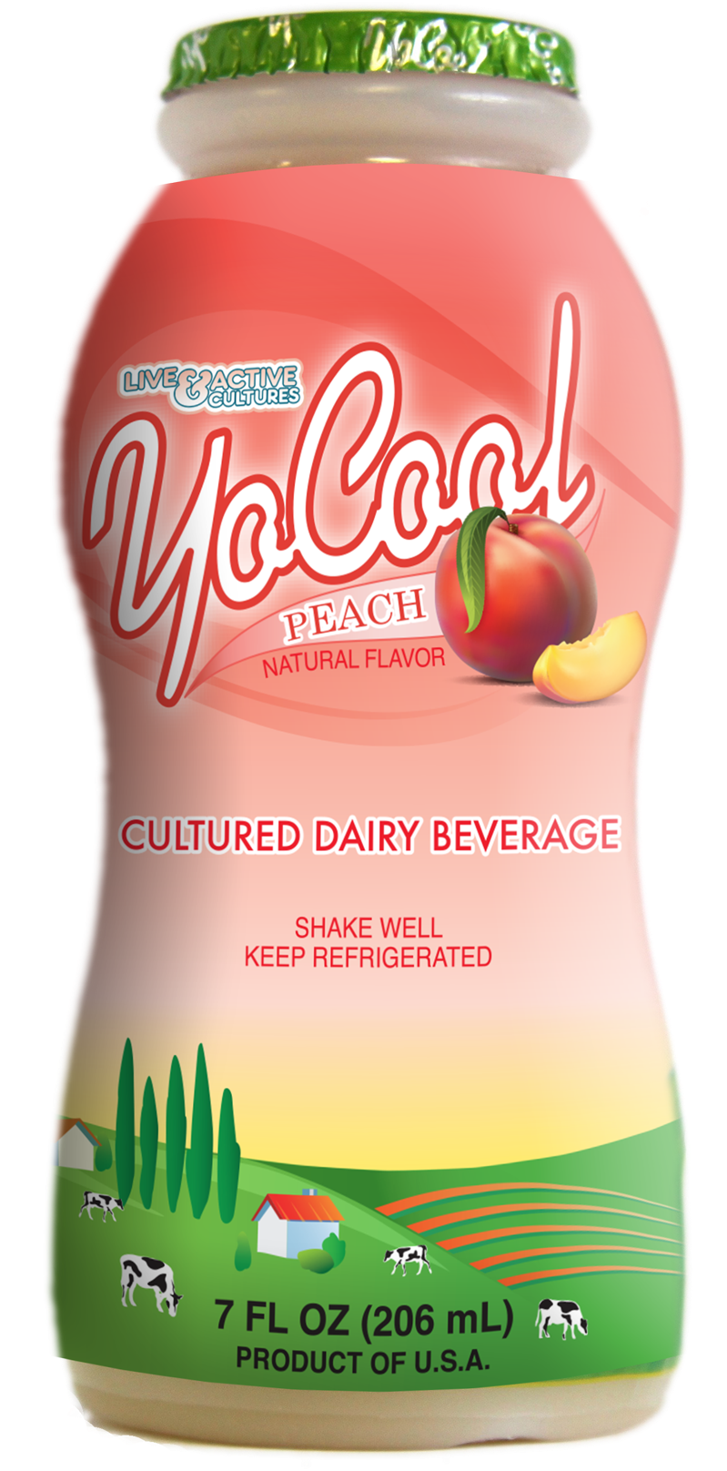Yocool Peach - Epoca Drink (800x1664), Png Download