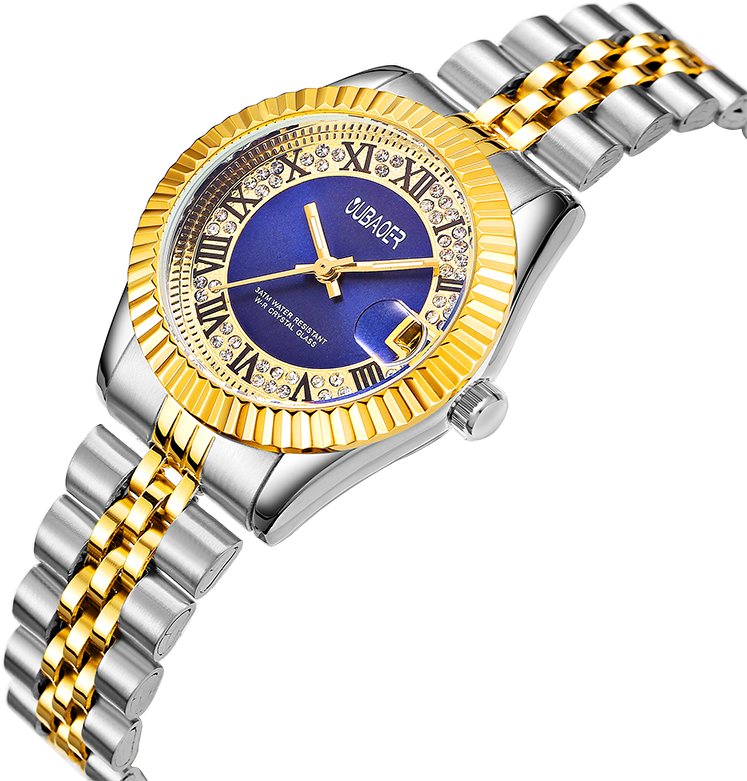 Oubaoer 2017 New Brand Fashion Women Watches Quartz - Watch (800x800), Png Download