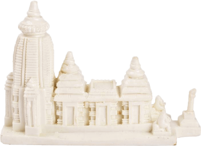 Ecraftodisha White Marble Jagannath Temple Show Piece - Hindu Temple (700x700), Png Download