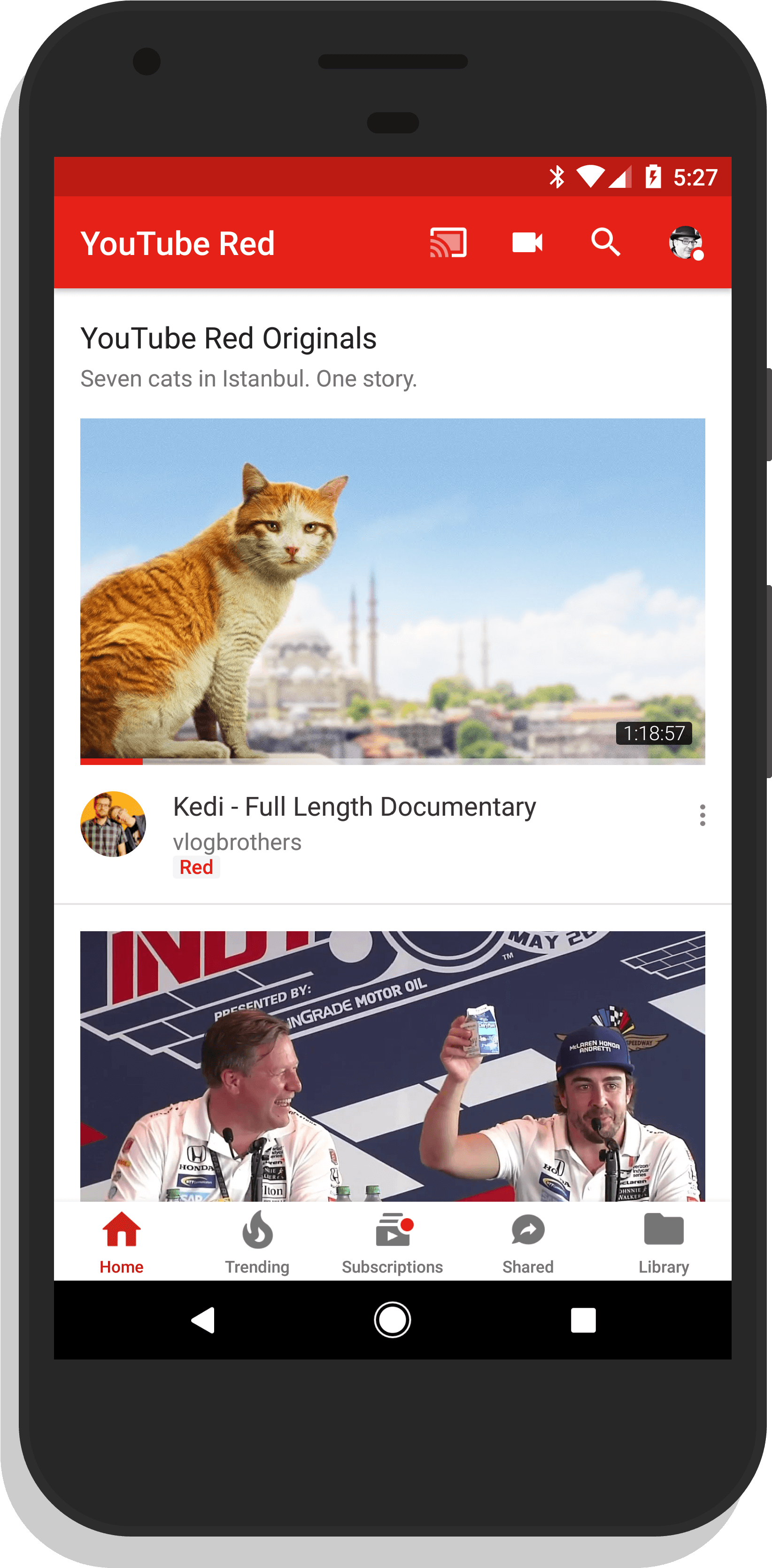 Google Announces Youtube Premium And Youtube Music - Android (2134x3840), Png Download
