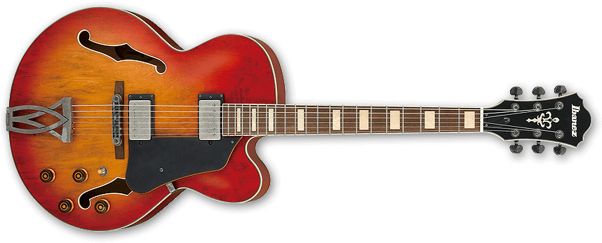 Afv75 - Ibanez Af75g Bkf Artcore (870x355), Png Download