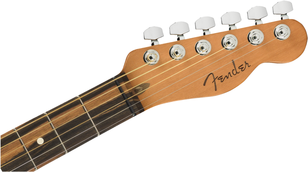 0972013221 Gtr Hdstckfrt 001 Nr - Fender Acoustasonic Telecaster (1000x564), Png Download