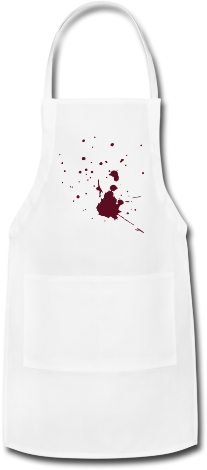 Blood Splatter Apron - Bee (1000x1000), Png Download