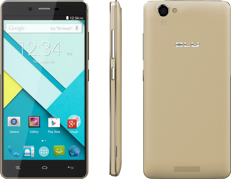 Top 9 Best Unlocked Android Smartphones Mobiles Under - Blu Advance 5.0 L (752x584), Png Download