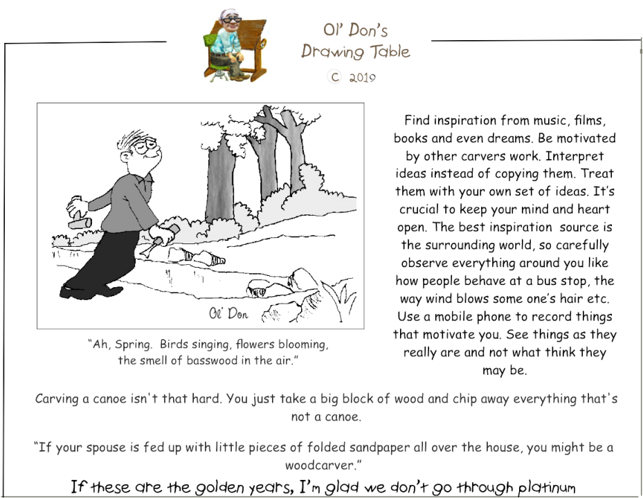 “ol' Don” Burgdorf Is A Carver And Artist From Hohenwald, - Pattern (1024x791), Png Download