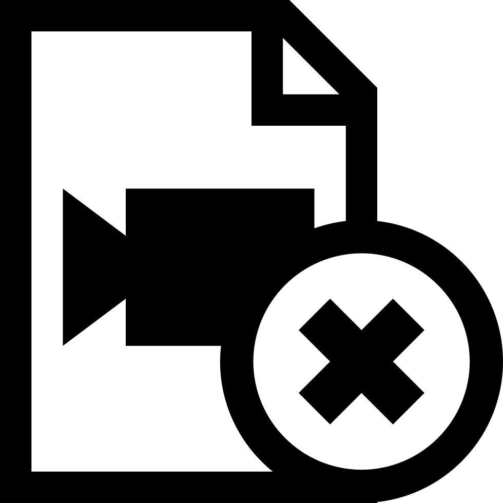 Video Cancel Button Comments - Icono Cancelacion (980x980), Png Download