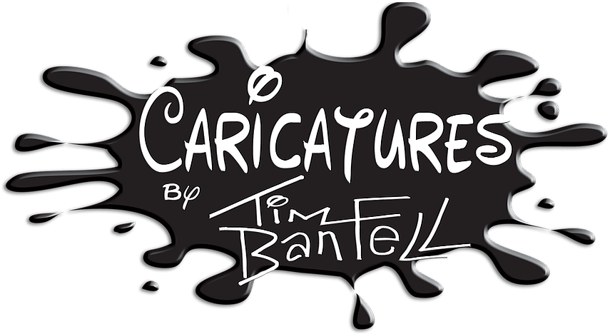 Event Caricatures With Character - Calligraphy (899x480), Png Download