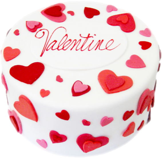 Valentine's Day Cake For Boyfriend (600x600), Png Download