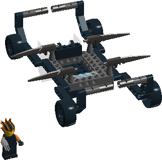 Villain Car - Toy Vehicle (1036x833), Png Download