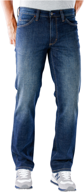 Mustang Tramper Jeans Straight Denim Blue - Pocket (490x653), Png Download