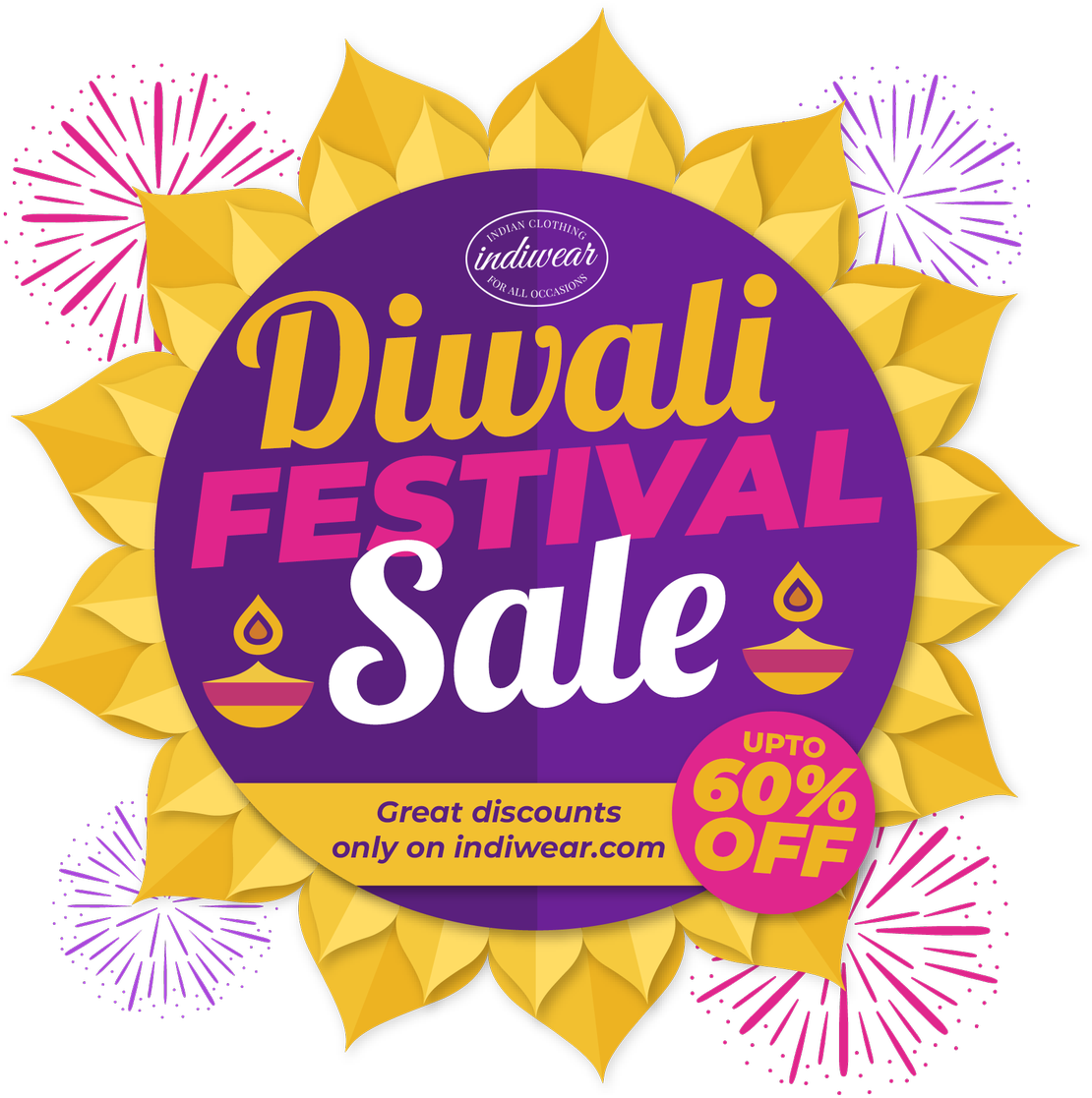 Partywear Suits, Lehengas Aonly On Indiwear - Christmas Tree (1200x1200), Png Download