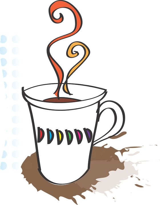 Food, Hot Tea, Coffee, Drinks - Gambar Animasi Minuman Panas (561x720), Png Download