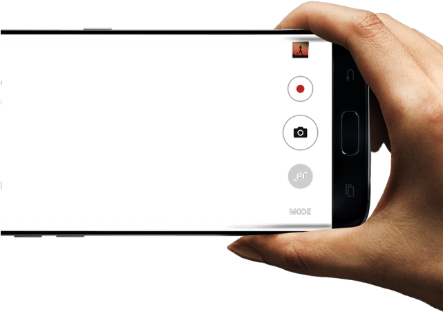 Samsung Mobile Phone Clipart Android - Phone Camera Screen Png (640x480), Png Download