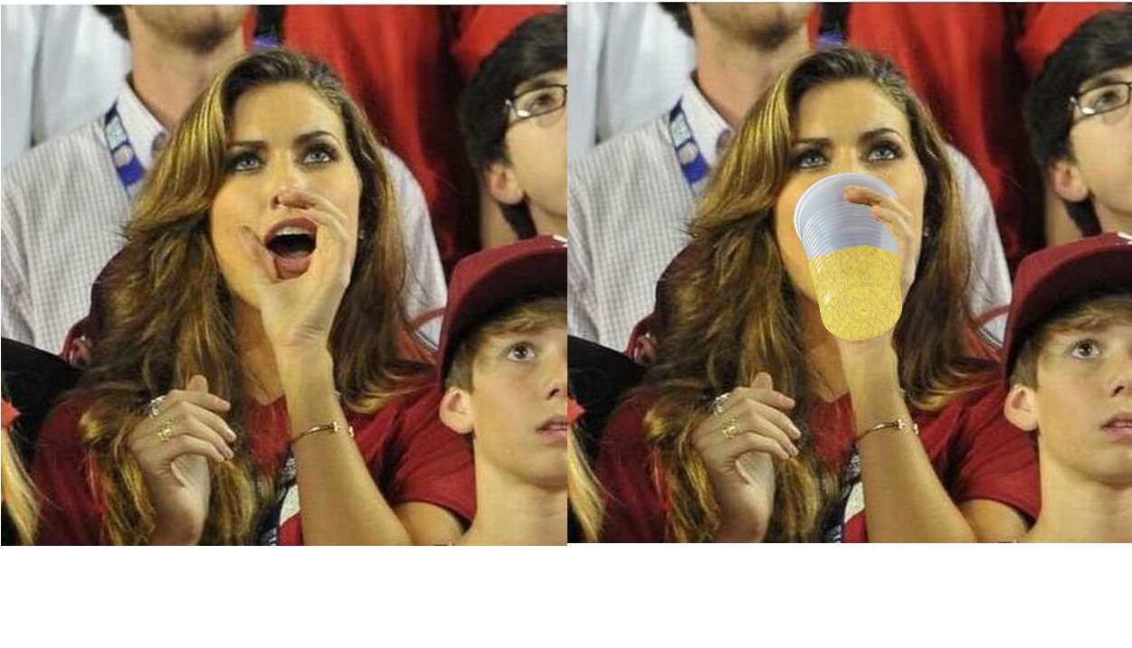 Since Guys Are Always Ready To Photoshop A Cock In - Aj Mccarron Girlfriend College (1252x835), Png Download