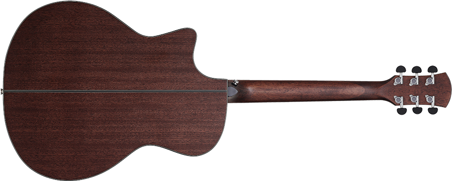 Orangewood Morgan Mahogany Solid Top Cutaway Acoustic - Rosewood Guitar (1000x410), Png Download