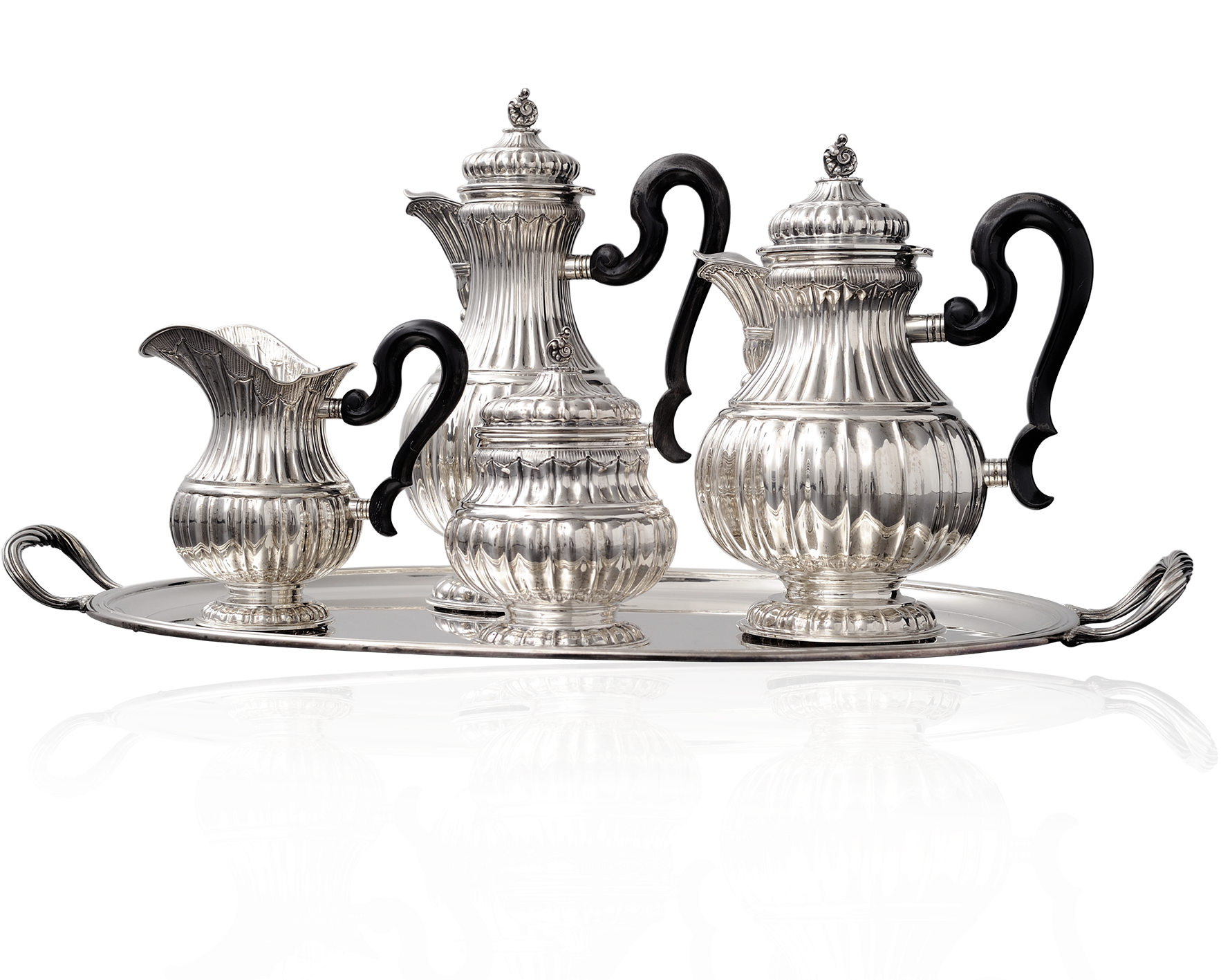 Piemontese Tea And Coffee Service - Antique (1800x1800), Png Download