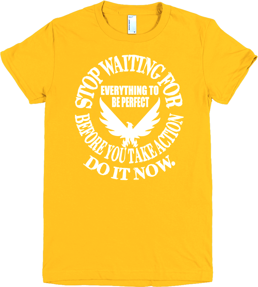 Do It Now T-shirt For Women With White Design - Michigan Wolverines Volleyball Clothes (1000x1000), Png Download