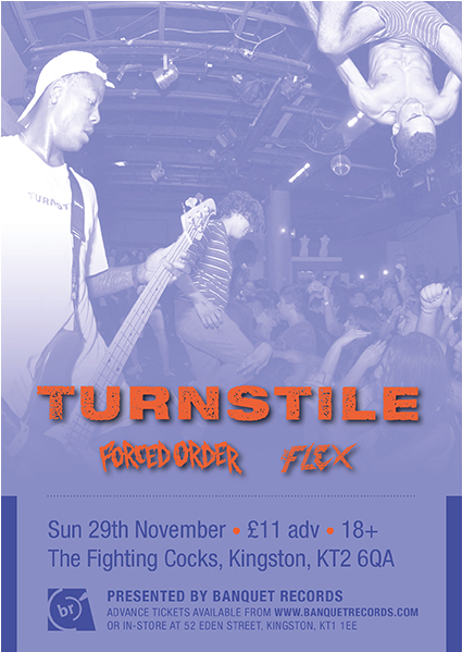Turnstile / Forced Order / The Flex - Poster (598x598), Png Download