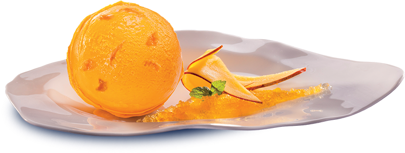 Mango Sorbet - Kulfi Mango Png (992x376), Png Download