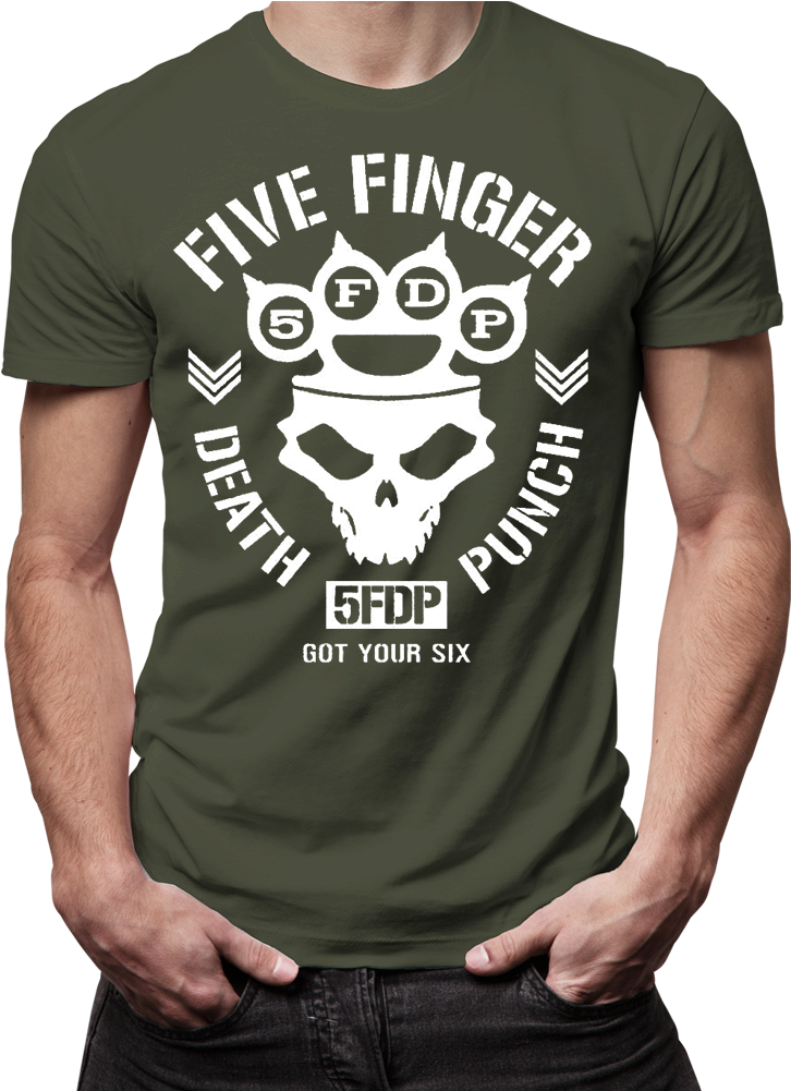 5fdp Knuckleheadolive Tee V=1481848346 - Five Finger Death Punch (1000x1000), Png Download