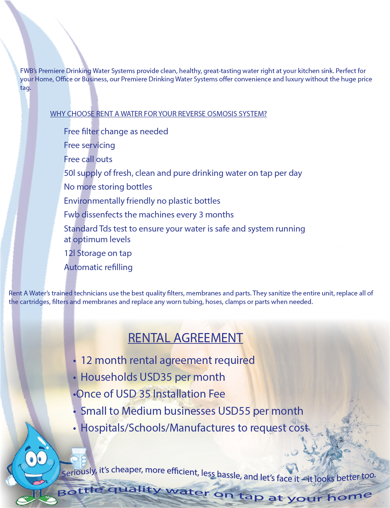 Water Rentals - Document (1586x2041), Png Download