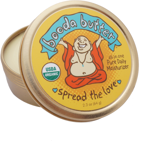 Booda Butter ❤ Daily Moisturizer - Buddha Butter Logo (555x555), Png Download