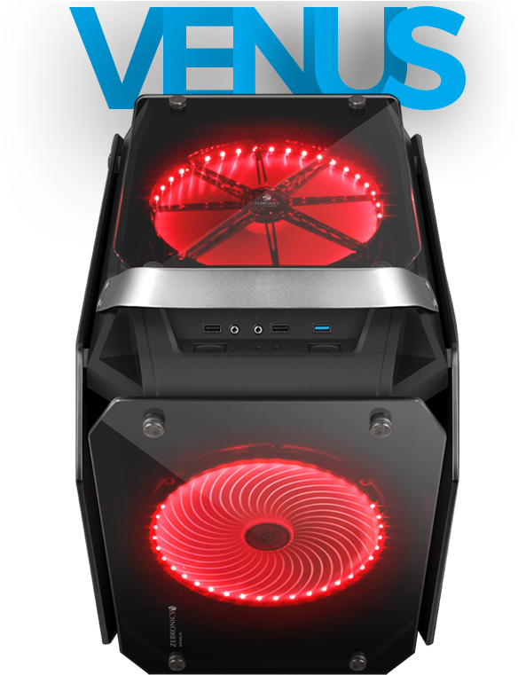Zebronics Premium Gaming Cabinet Venus - Zebronic Gaming Cabinet (680x770), Png Download