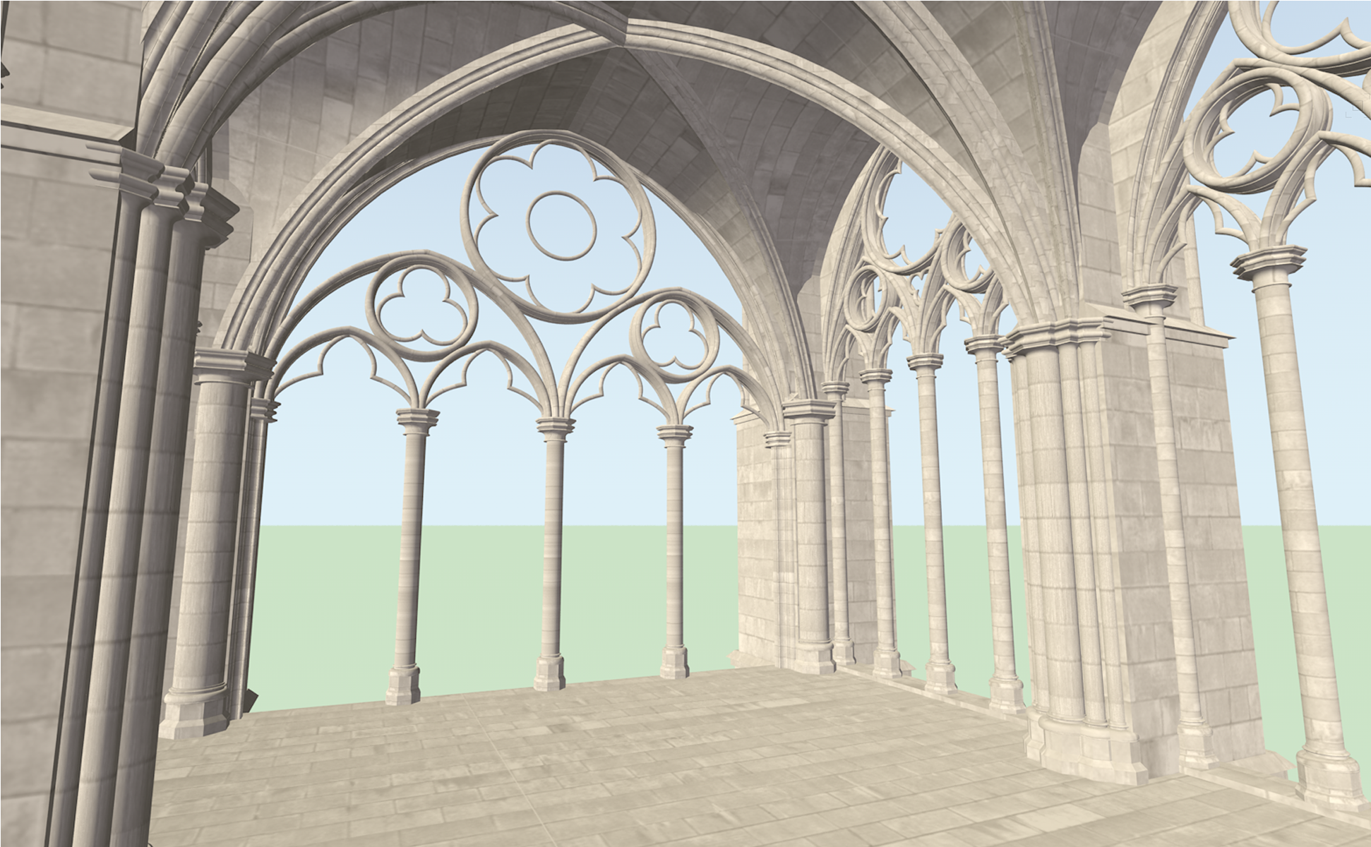 Temple - Arch (2400x1200), Png Download