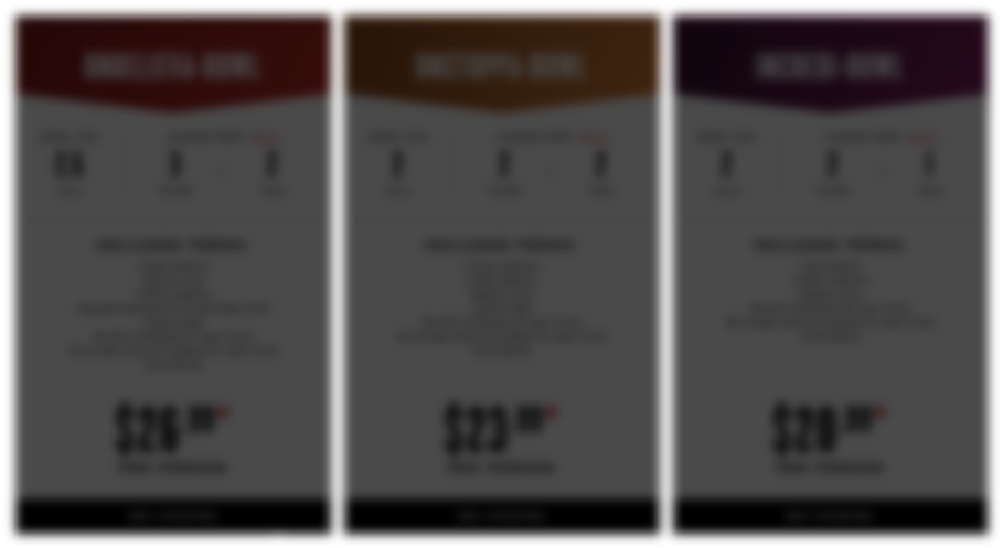 Blurred Out Party Packages - Number (1390x683), Png Download