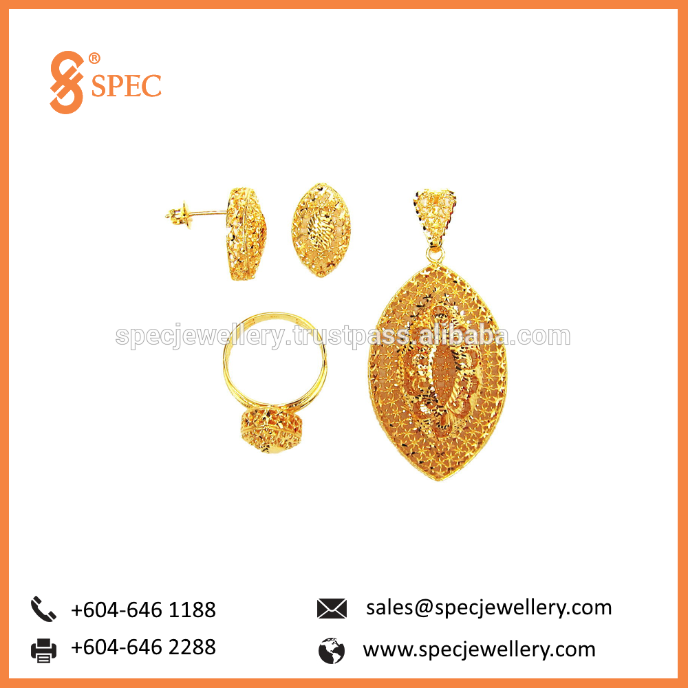 Gold Jewellery Set Necklaces Women Accessories - Earrings (1000x1000), Png Download