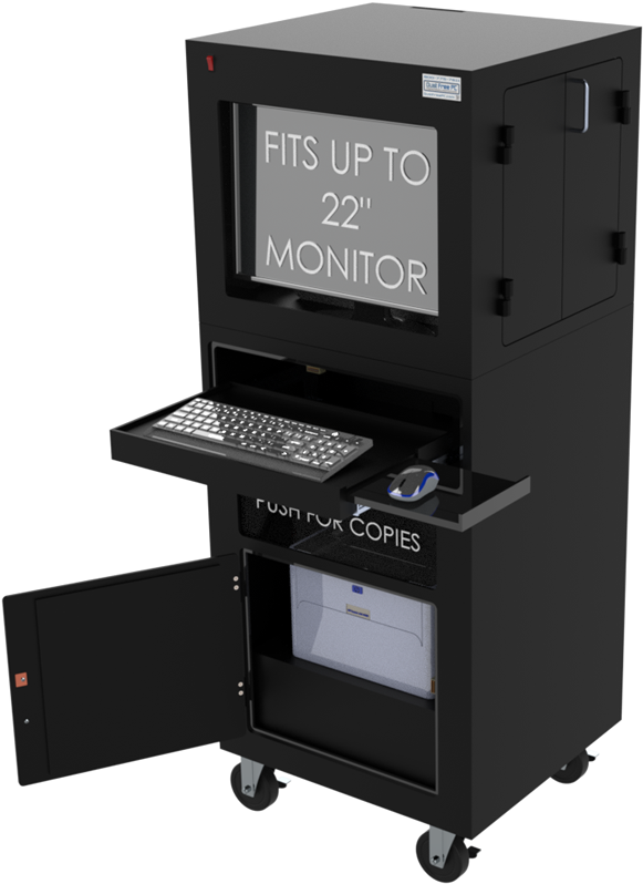 Laser Printer, Pc, Monitor, Keyboard & Mouse - Electronics (800x800), Png Download