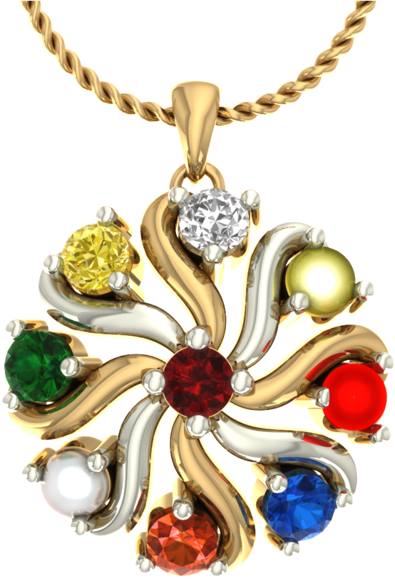 Gemstone Pendant Jewellery Collection - Ganesh Gold Pendant Designs (900x900), Png Download