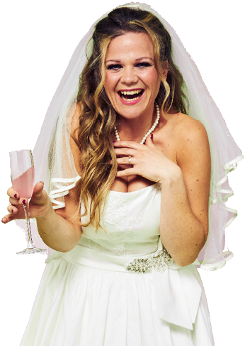 'the Whole Shambolic Affair Has The Guests In Stitches' - Bride (650x520), Png Download