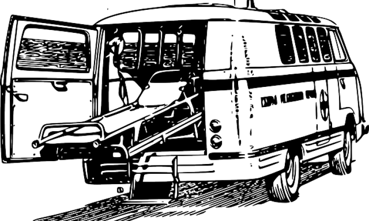 Here's The Scenario - Ambulance Clip Art (750x450), Png Download