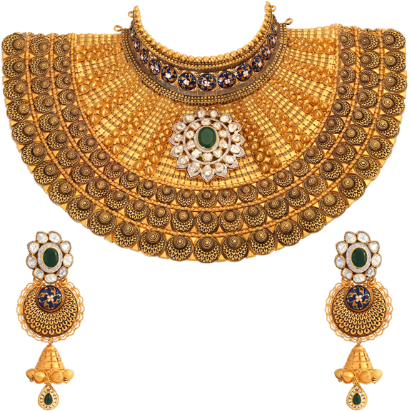 Magnificient Vivaha Set - Necklace (600x600), Png Download