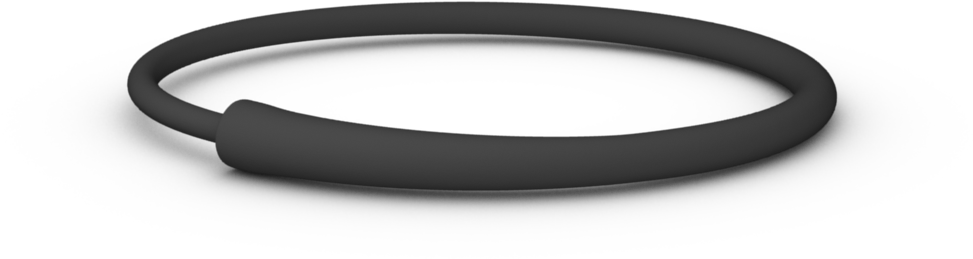 3d Printed Charcoal Bangle - Bangle (1000x1000), Png Download