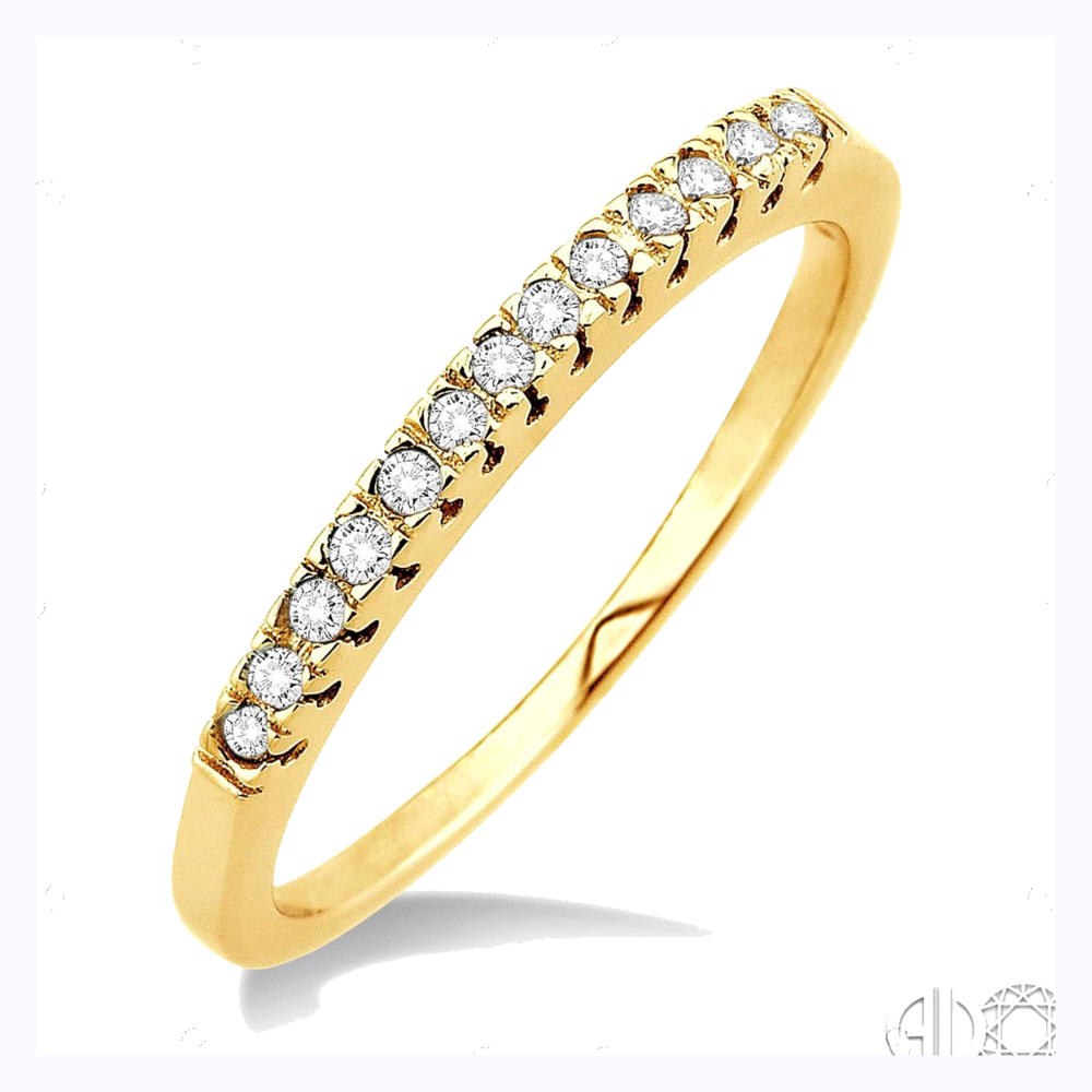 Yellow Gold & 1/10 Carat Diamond Band Robert Laurence - Bangle (1000x1000), Png Download