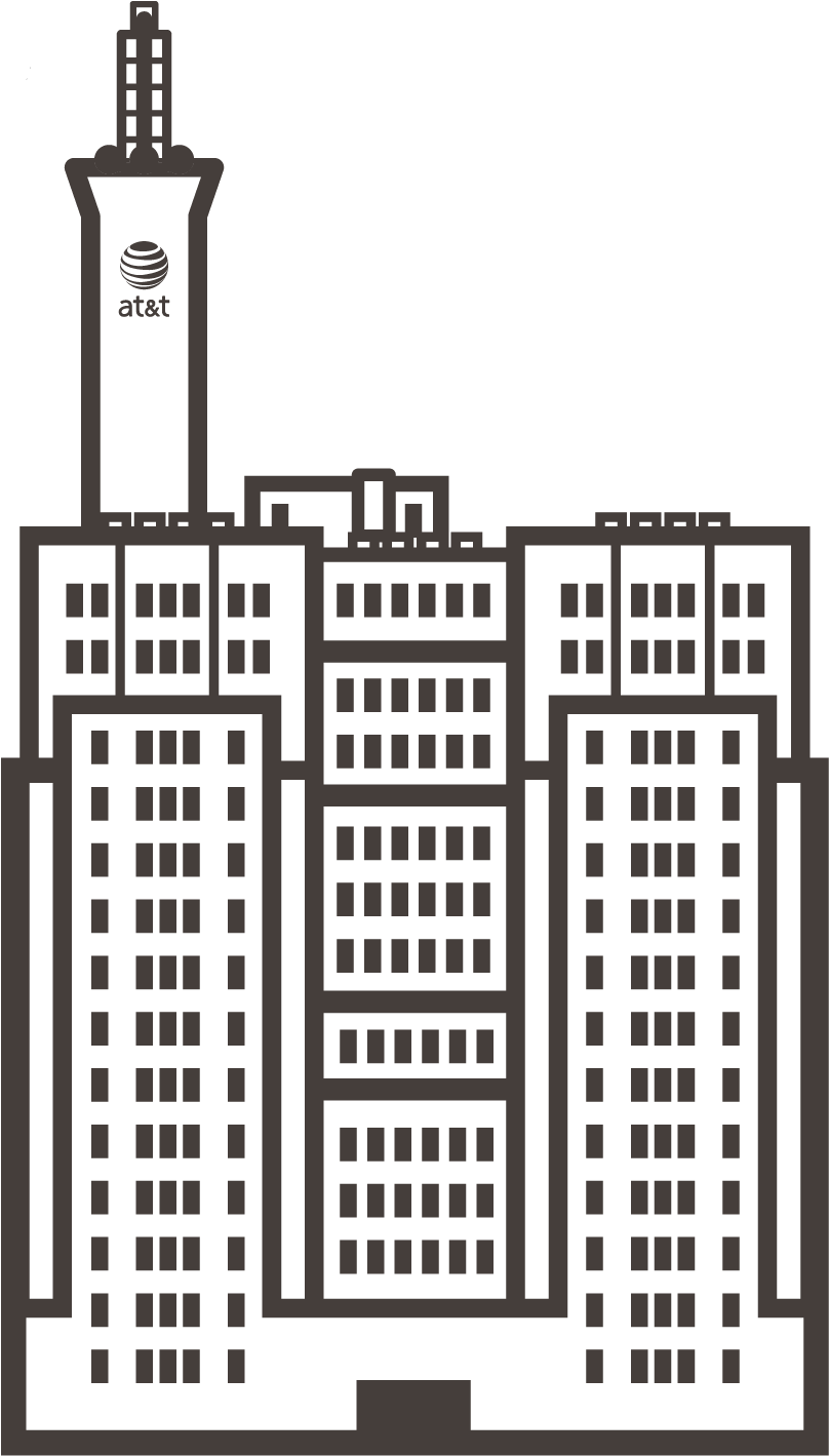 Southern Bell Telephone Company Building - Tower (2333x2333), Png Download