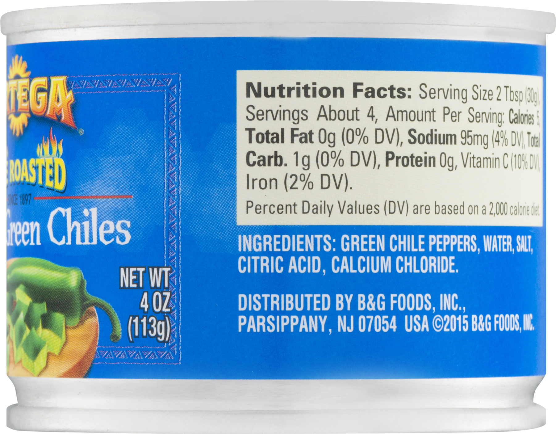 Can Green Chilies Nutrition (1800x1800), Png Download