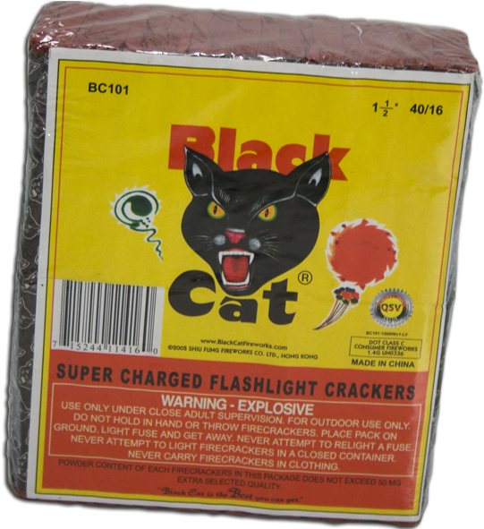 Cat Tax - - Black Cat Firecrackers (662x590), Png Download