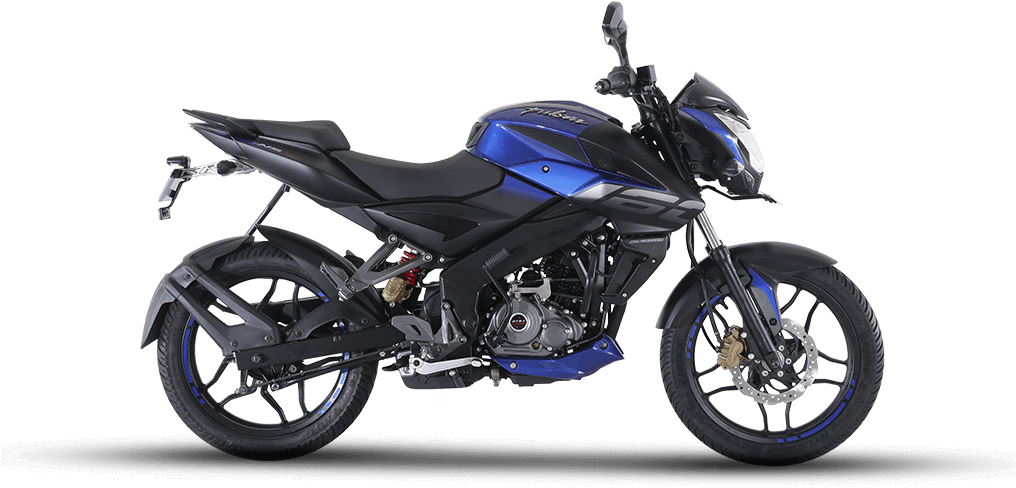 Pulsar Ns160 - Blue - Bajaj 160 Pulsar Bike (1015x728), Png Download