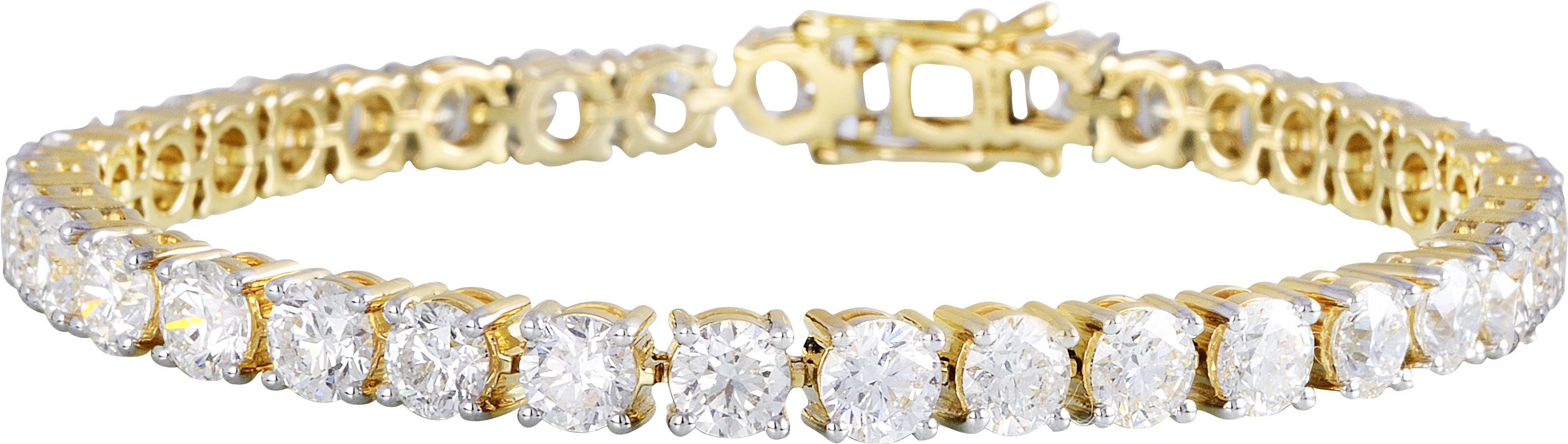 Handcrafted Entirely Of Silver And The Ad, The Tennis - Bracelet (5000x2938), Png Download