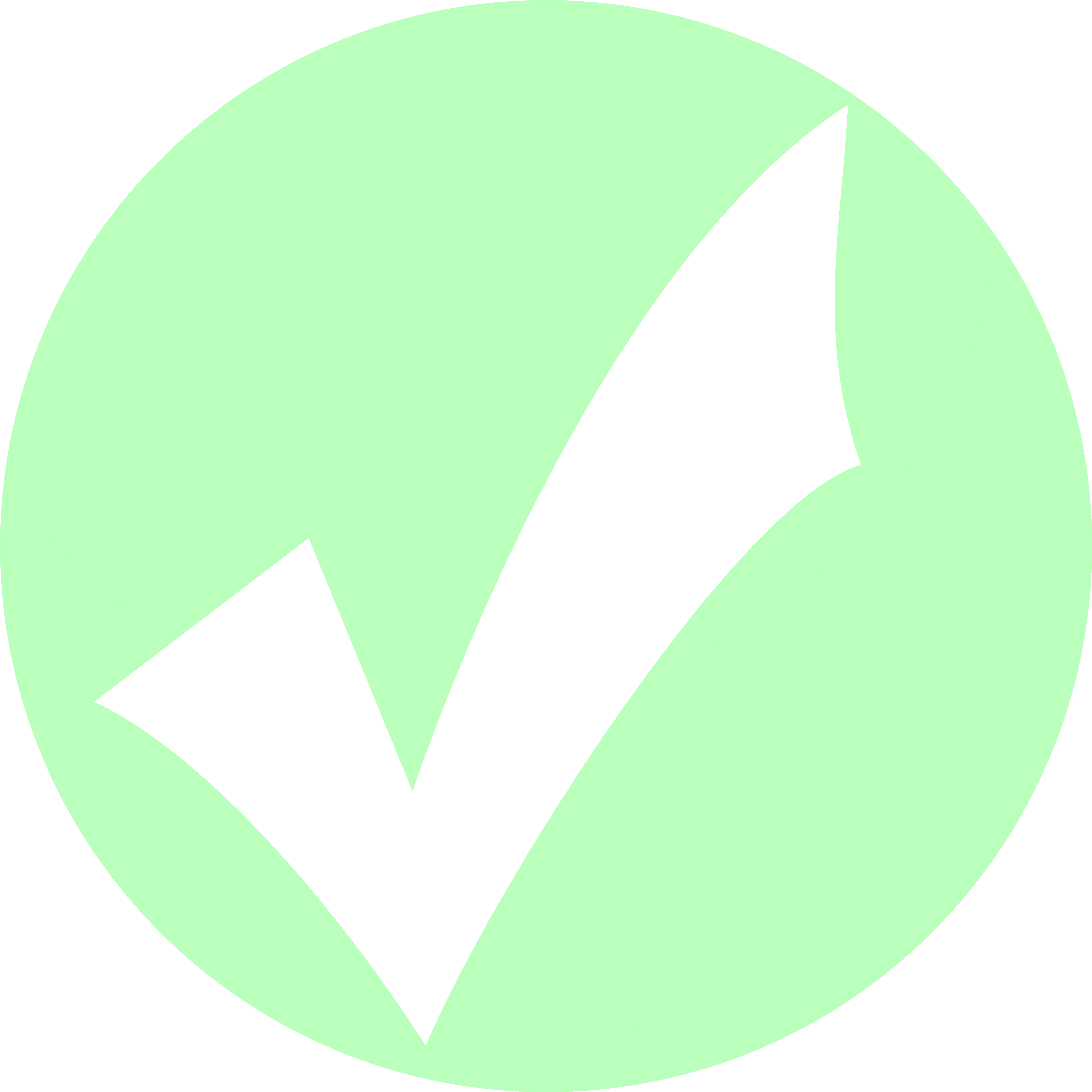 Check Mark Green - Circle (7000x5000), Png Download
