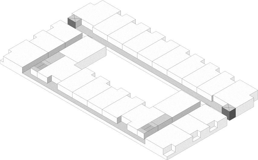 Explore Mosaic From A New Angle With The 3-d Model - Architecture (1104x699), Png Download