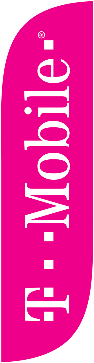 5ft T-mobile Pink Feather Flag - T Mobile Rookie Challenge (1280x1280), Png Download