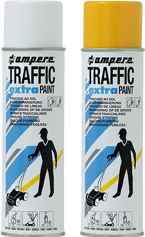 Resistant Paint Floor - Traffic Extra Paint (1164x485), Png Download