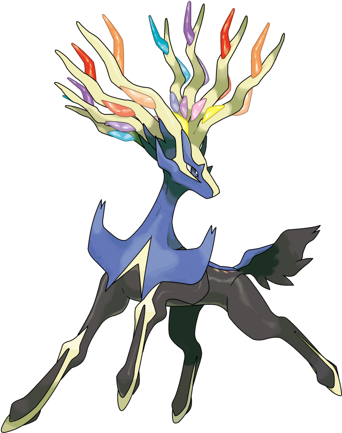 Xerneas - Fairy - Illustration (730x900), Png Download