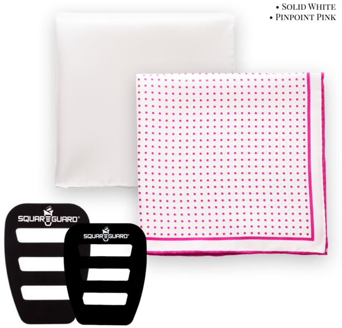 Solid White & Pinpoint Pink "the Office & The Club" - Lapis Lazuli Collection (720x720), Png Download