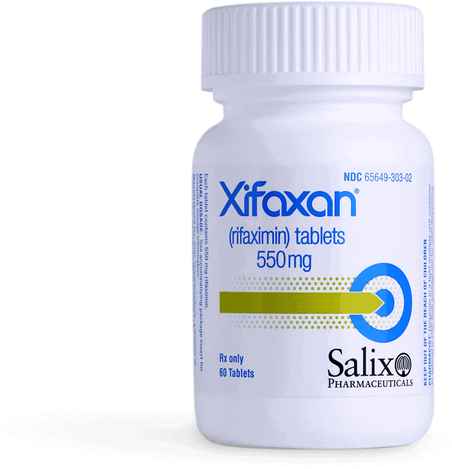 Photograph Of Xifaxan Bottle - Salix Pharmaceuticals (761x686), Png Download